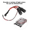 LED Headlight Light for 1/10 RC Crawler Axial SCX10 RC4WD
