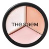The Saem Cover Perfection Triple Pot Concealer 13.1g, 5 pieces, 05 DARK UP BEIGE / 더샘 커버 퍼펙션 트리플 팟 컨실러 13.1g, 5개, 05 DARK UP BEIGE (다크업 베이지)
