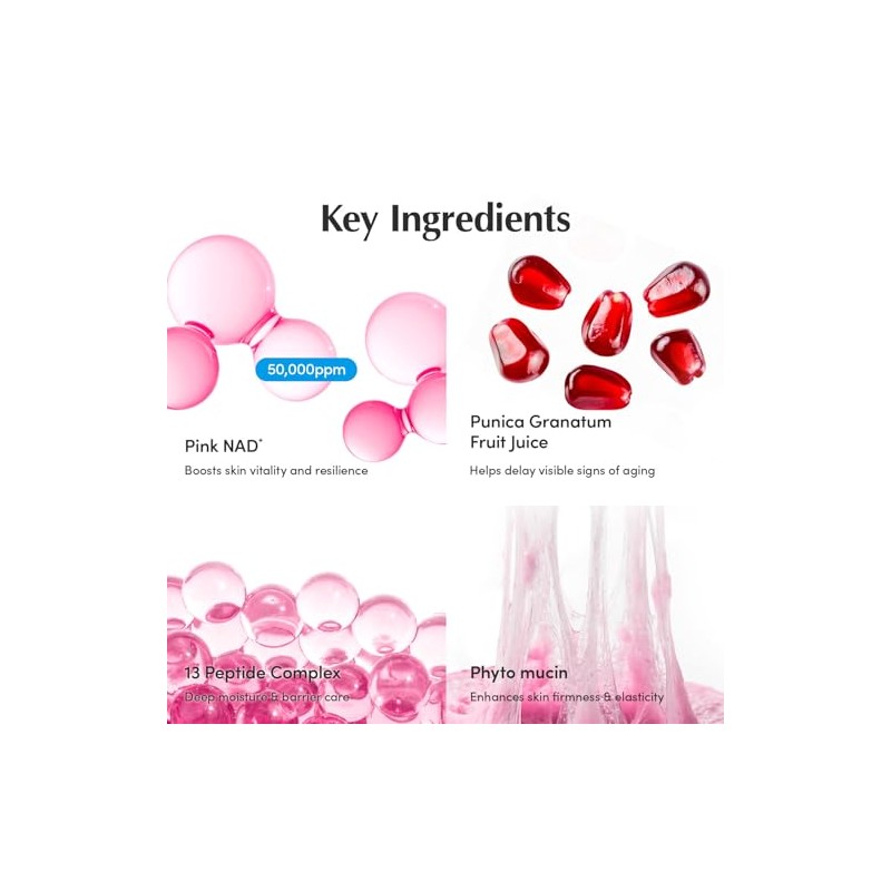 EQQUALBERRY Crema Facial NAD+ Péptidos Firmeza Elasticidad 50 ml