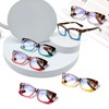 ZOECENT 6 Pack Oprah Style Reading Glasses for Women Blue