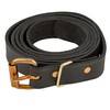 Black Leather Trunk Strap with Brass Plated Buckle | Furniture