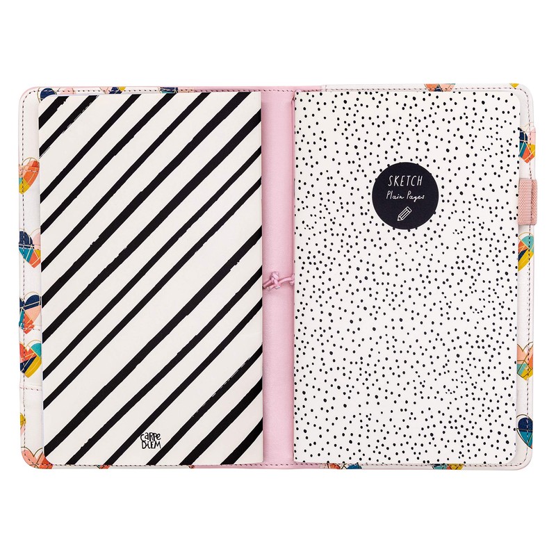 Pukka Pad, Carpe Diem Refillable Traveler’s Notebook Cover – Faux
