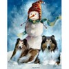 CafePress Rough Collie Christmas Gifts Rectangle Magnet (10 Rectangle Magnet,