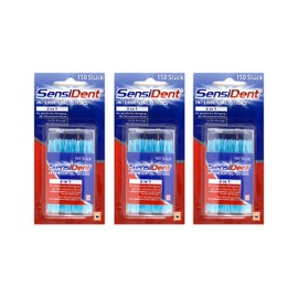 3x SensiDent interdental sticks, 2 in 1, 150 pieces.