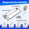 10pcs Magnets Bar with Holes, 20Kg+ Pulling 40x13.5x5mm Neodymium Magnets