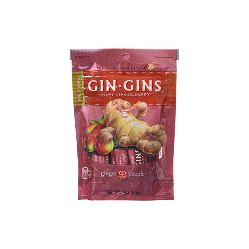 The Ginger People, Chews Apple Spicy, 3 Ounce