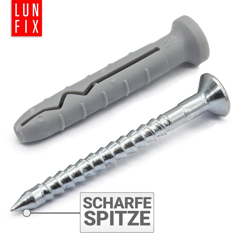Lun Fix Impact Dowels 8.0 x 60 mm Nail Dowels