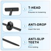 Nylon Universal Cable Tie Buckle, Heavy Duty Self-Locking Nylon Zip