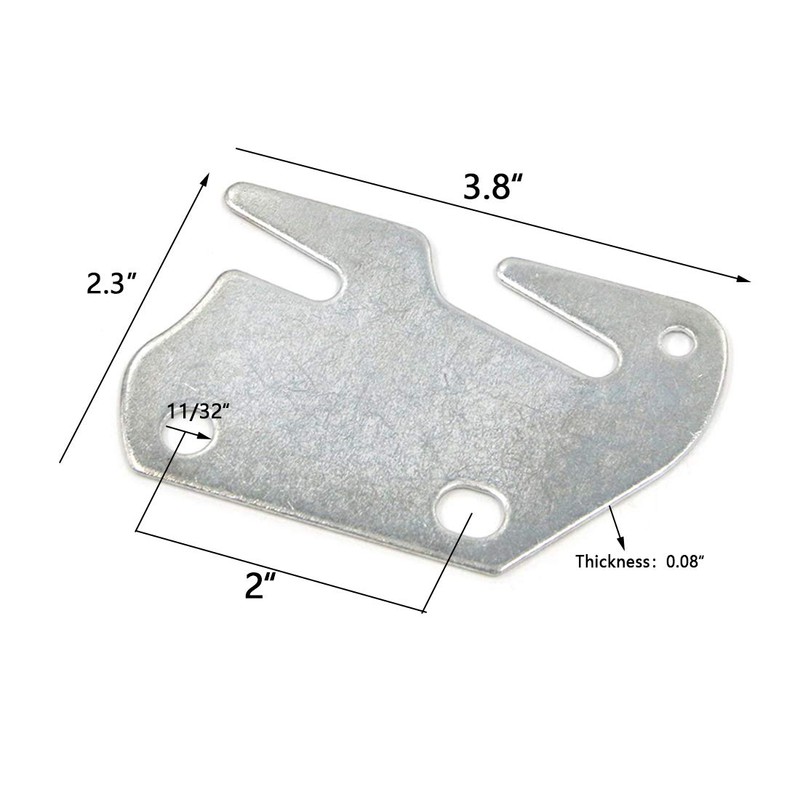Bitray Wood Bed Plates Wood Bed Rail Hook Plates for