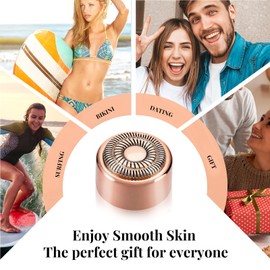 Replacement Heads for Flawless Facial Hair Remover, Upgraded Replacement Blades for Women, 4 Pack (Gen 3)