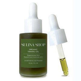 Tamanu Oil Organic for Skin, 100% Pure, Cold Pressed, Unrefined, Cruelty-Free, Hydrating, Moisturizing Tamanu Oil for Face Skincare, Haircare, Soothes Irritation, Reduces Scars and Acne, All Skin Type