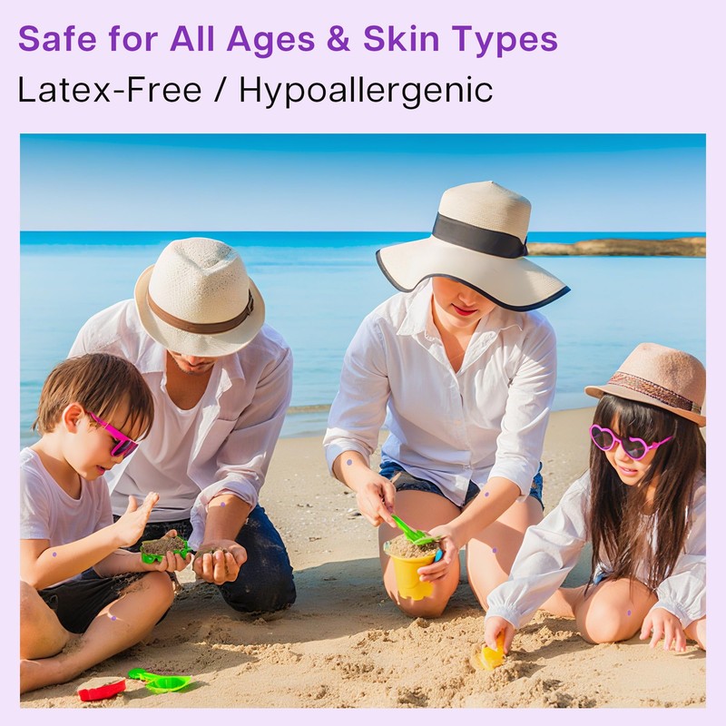 VRAIKO 36pcs UV Stickers for Sunscreen | UV Detection Stickers