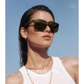 MERRY'S Men's Rectangular Polarized Sunglasses UV400 Protection for Driving Fishing Hiking Golf Outdoor Sport Glasses S8165