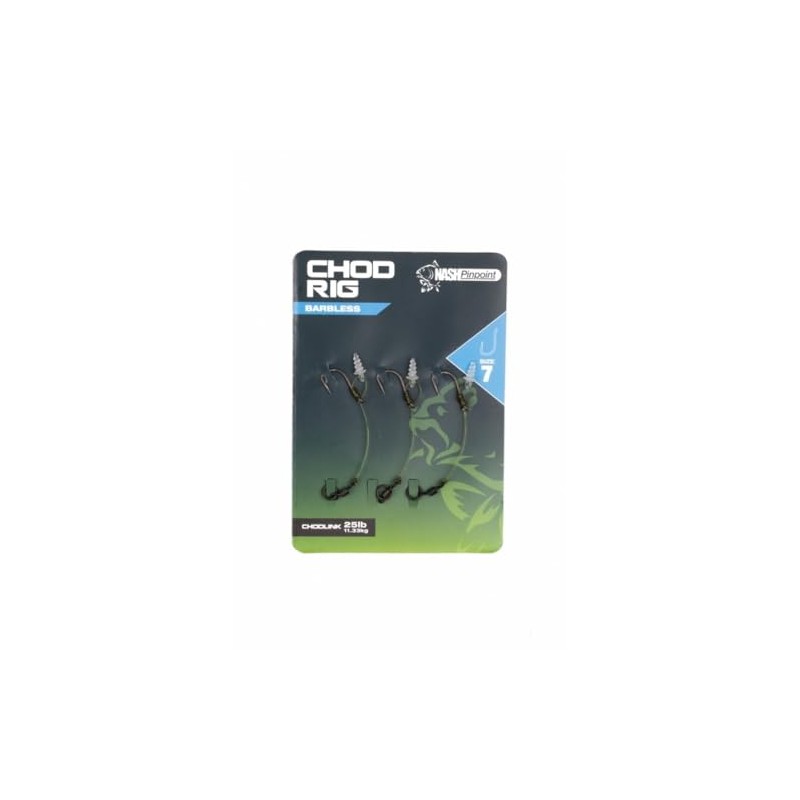 Nash Chod Rig Size 6 Micro Barb