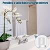 8pcs Metal Mirror Holder Kit, Heavy Duty Frameless Mirror Clips