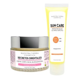 Crema Blanqueadora Secretos + Protector Despigmentante Tipo de piel PIGMENTADA