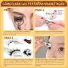 Kit De Pestañas Magnéticas Con Aplicador D Curl Durable