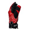 Live Fast Red Paisley Motorcycle Gloves M - Best Mountain