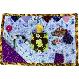 Handmade Fidget Quilt/Sensory Blanket to accommodate those needing mental stimulation