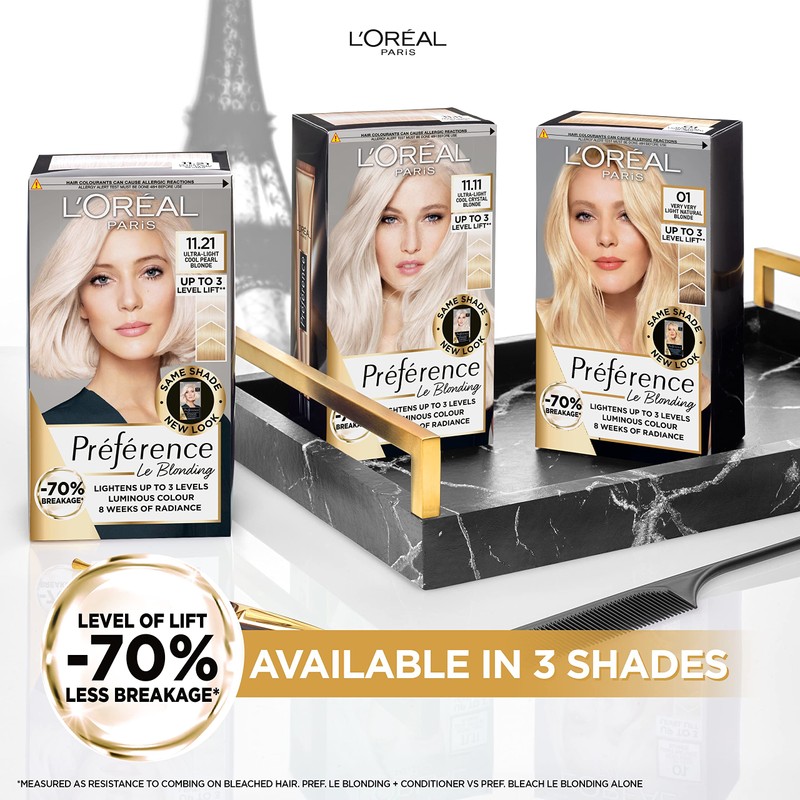 L'Oreal Paris Preference Hair Dye, Long Lasting, Luminous Permanent Hair