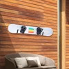 GGXZHT Pack of 2 Snowboard Wall Mounts, Horizontal, Skateboard Wall