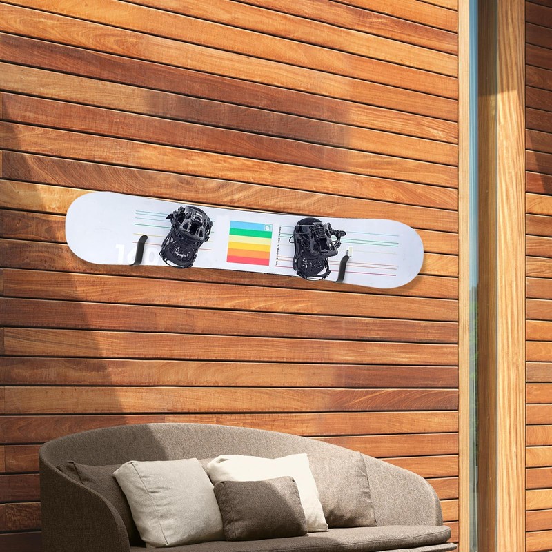 GGXZHT Pack of 2 Snowboard Wall Mounts, Horizontal, Skateboard Wall