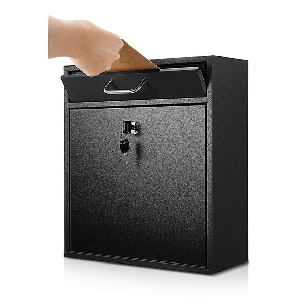 Yaocom Yaocom Locking Mailbox with Key for Outdoor Large Wall
