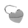 1pcs Heart-Shaped Padlock, 1.8 x 2.3in Mini Lock with Keys