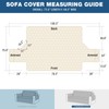 TAOCOCO 100% Waterproof Sofa Slipcover for 3 Cushion Couch, Sofa