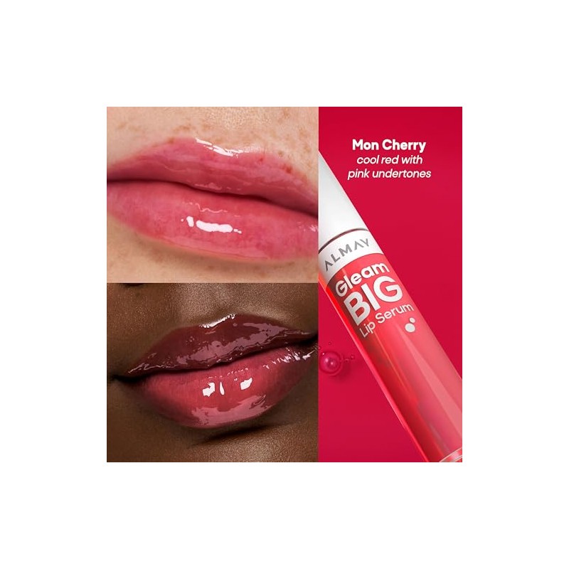 Lip Gloss Almay Gleam Big tono Mon Cherry