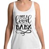 Not a Food Baby Pregnancy Tank Top Unisex Small White