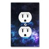 WIRESTER Duplex Outlet Cover Wall Plate/Switch Plate - Galaxy Star
