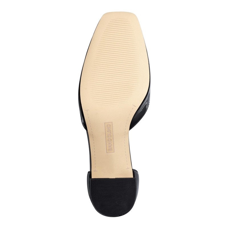 Bandolino Women's Letsadd Pump, Black Patent, 8.5
