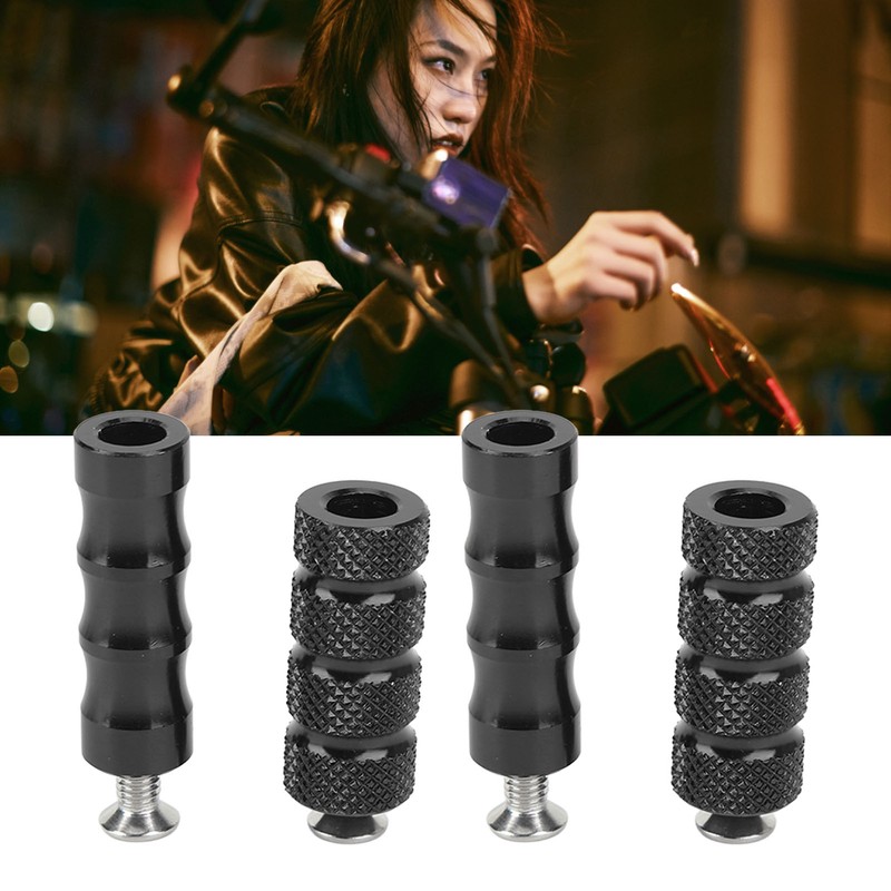 2 Pair Motorcycle Brake Foot Peg CNC Process Plating Precise
