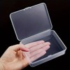 AIMALL 11.5cm Transparent PP Plastic Rectangular Storage Box, Small Parts