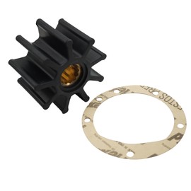 SOXAMarine 091029B Raw Sea Water Pump Impeller Kit Replaces for Jabsco 836-0001-P for Caterpillar 9 Blade