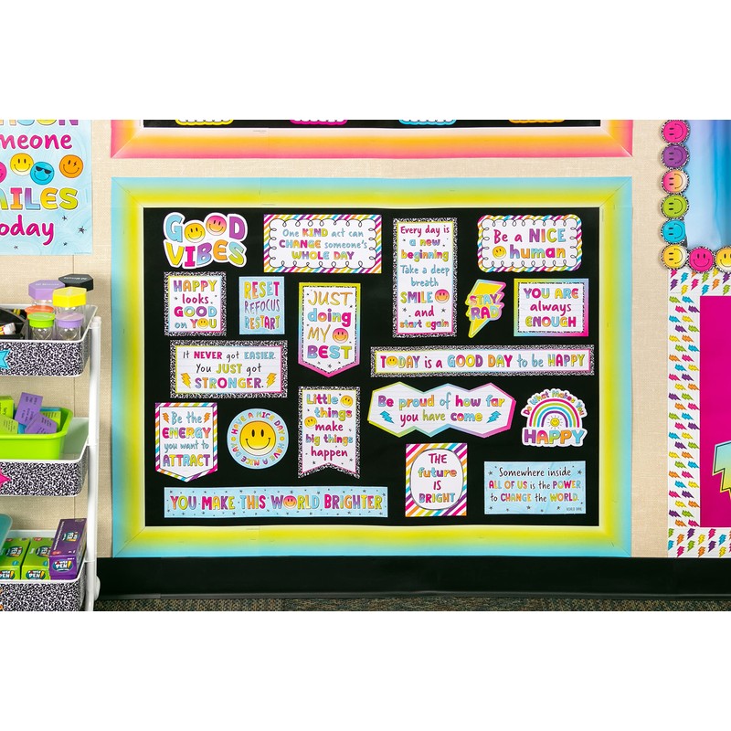 Teacher Created Resources Aqua and Lime Color Wash Straight Border