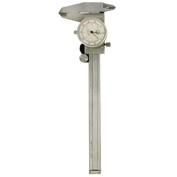 E-Z 6'' Dual Reading Reader Dial Caliper Graduation .001'' Inch