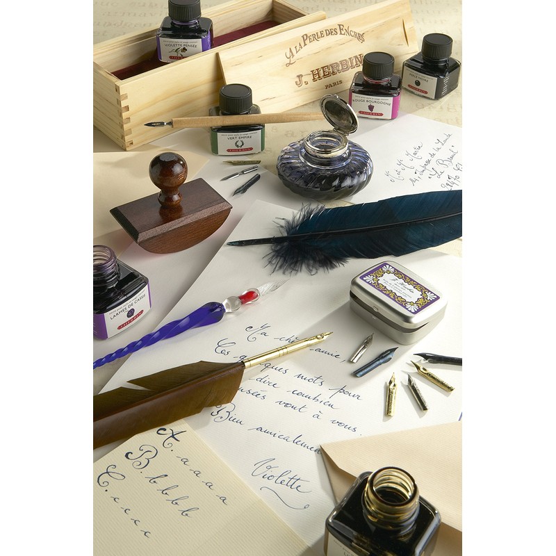 Brause 1620B Calligraphy Box (with 20 Natural Wood Nib Holders,