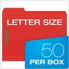 Pendaflex Fastener Folders, 2 Fasteners, Letter Size, Red, 1/3 Cut