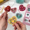 Bergin & Bath Needle Felting kit - Hearts. Learn to