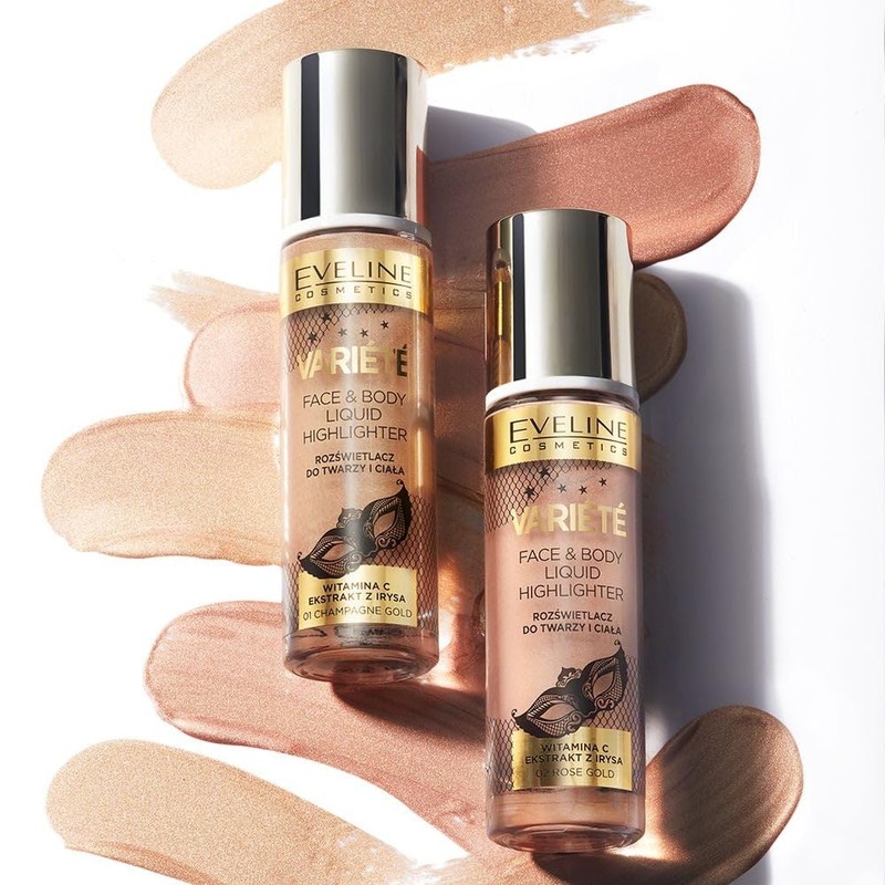 Eveline Cosmetics Variété Liquid Highlighter for Face & Body -