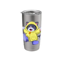 Cat Raincoat Stainless Steel Insulated Tumbler