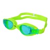 TYR Unisex Child Vesi Low Profile Swimming Goggles - Blue/Yellow/Yellow,