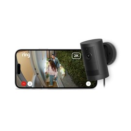 New Ring Outdoor Camera Plus (Plug-in) | 2K with Ring Vision I DIY Outdoor Security Camera | alternative to CCTV I 30-day free trial of Ring Home Plan