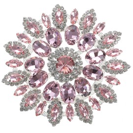 SHINEOFI Coser En Diamantes De Imitación Coser Diamantes De Imitación De Cristal Vidrio Para Manualidades Ropa Joyería Broche Parche De Ropa Creativa Parche De Pedrería Para DecoracióN De Ropa