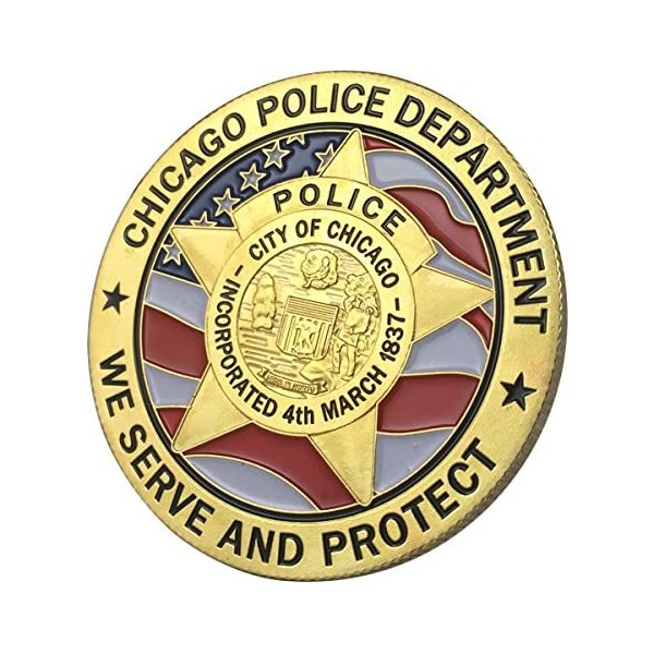 Chicago Police Department / CPD G-P Challenge coin 1112#