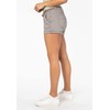 Sublevel women's stretch shorts with a braided belt. - Light