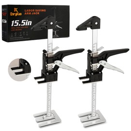 EnryKuo Labor Saving Arm Jack 2 Pack,15.5 Inch Multifunctional Furniture Lifter Jacks for Installing Cabinets and Wall Tile Height Adjuster Handheld Tool