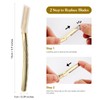 EROWZOLA Dermaplaning Tool for Face, Eyebrow Razor for Women and